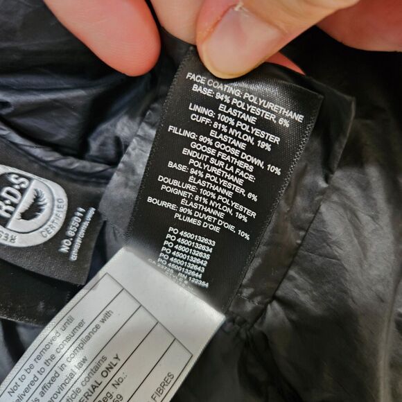 Aritzia Womens TNA Super Puff Shorty Down Puffer Jacket Plus Size 1X Black 700+ - Picture 13 of 16